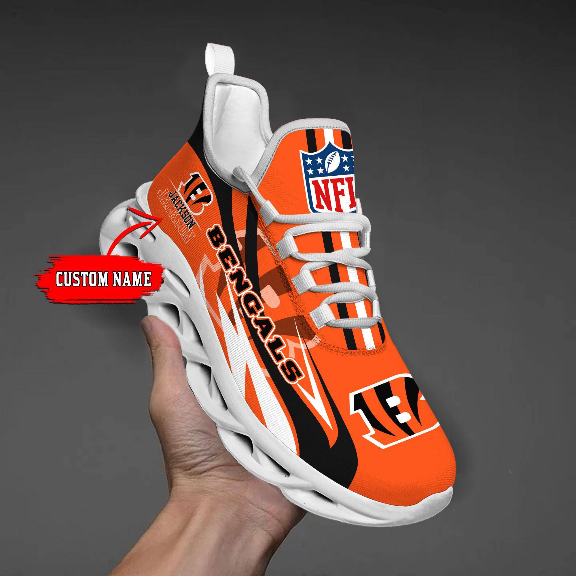 nordmerch cincinnati bengals max soul shoes sneakers for men and women 2zyye