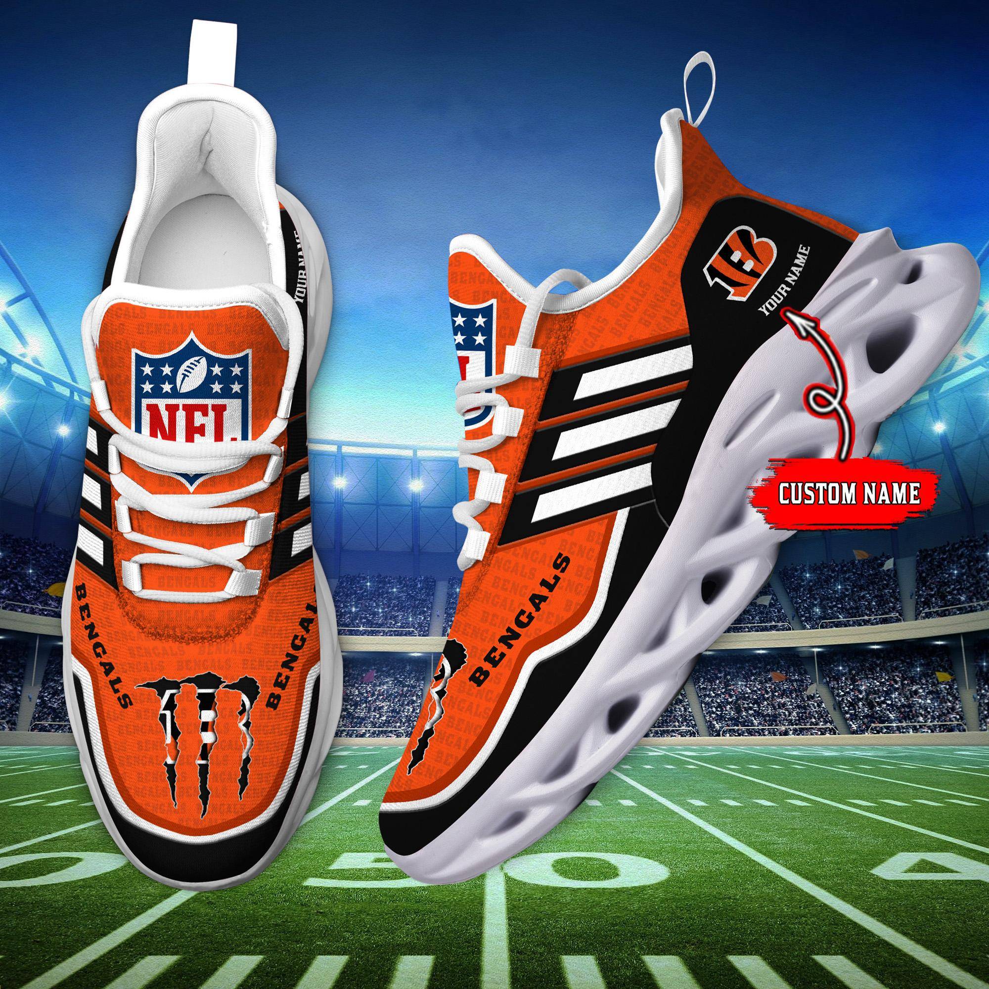 nordmerch cincinnati bengals max soul shoes sneakers for men and women 4ubde