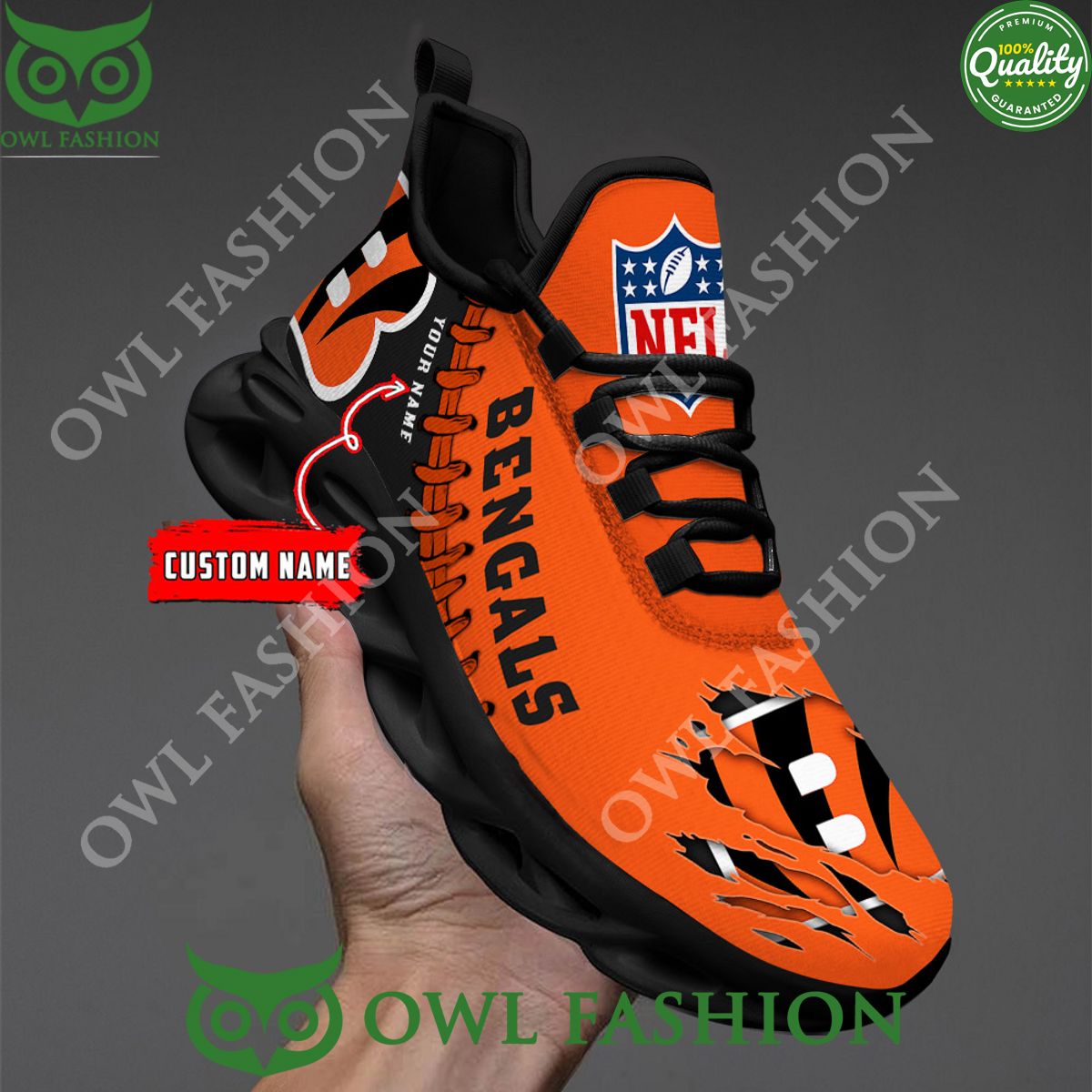 nordmerch cincinnati bengals max soul shoes sneakers for men and women elr6p