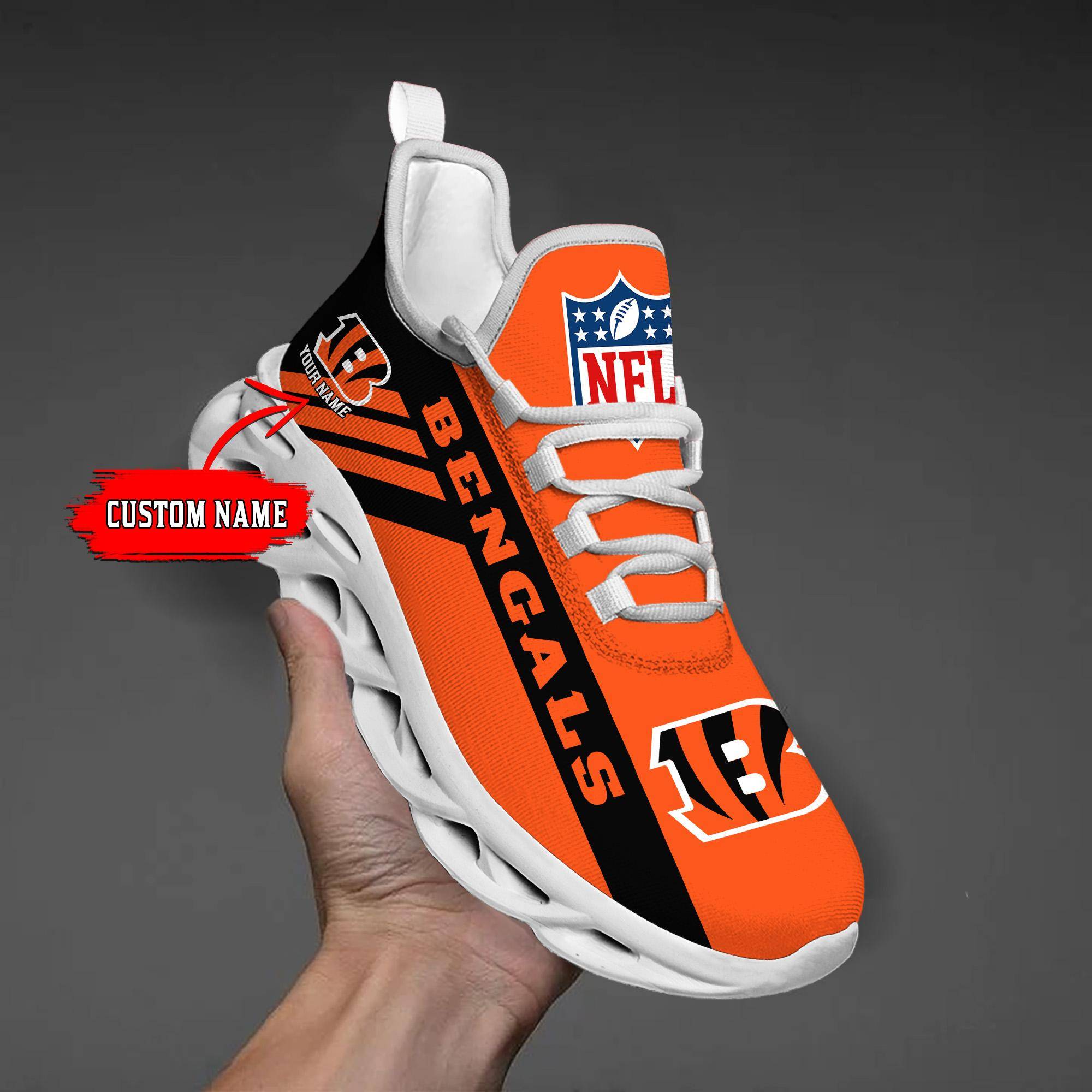 nordmerch cincinnati bengals max soul shoes sneakers for men and women jxn9m