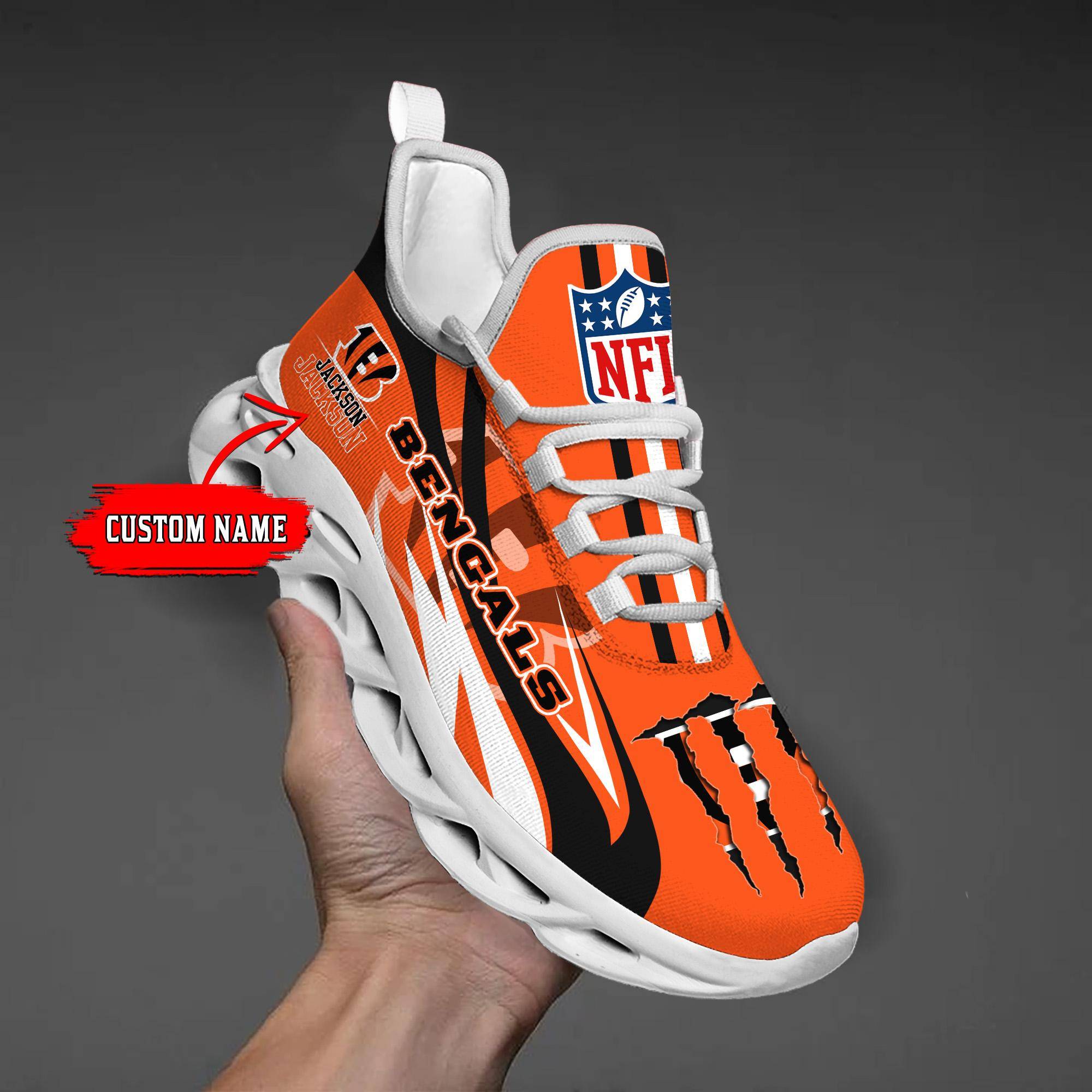 nordmerch cincinnati bengals max soul shoes sneakers for men and women lam2h