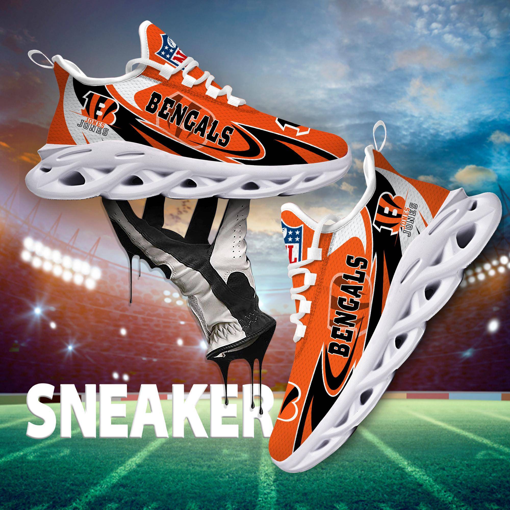 nordmerch cincinnati bengals max soul shoes sneakers for men and women umhdn