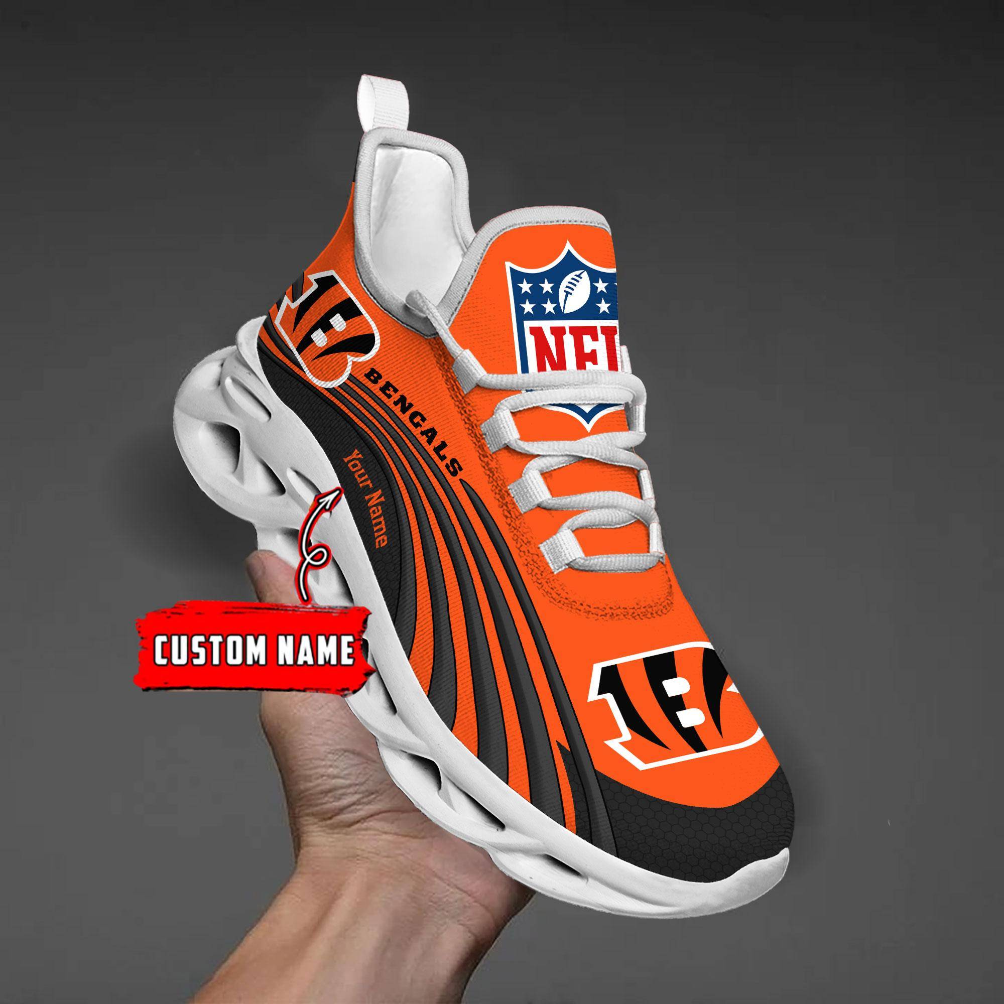 nordmerch cincinnati bengals max soul shoes sneakers for men and women ux5ww