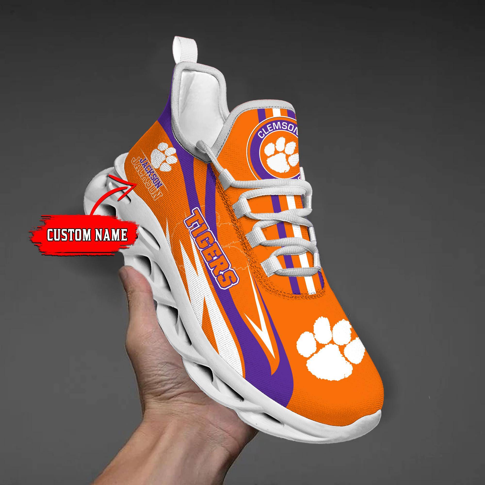 nordmerch clemson tigers max soul shoes sneakers for men and women vsrje