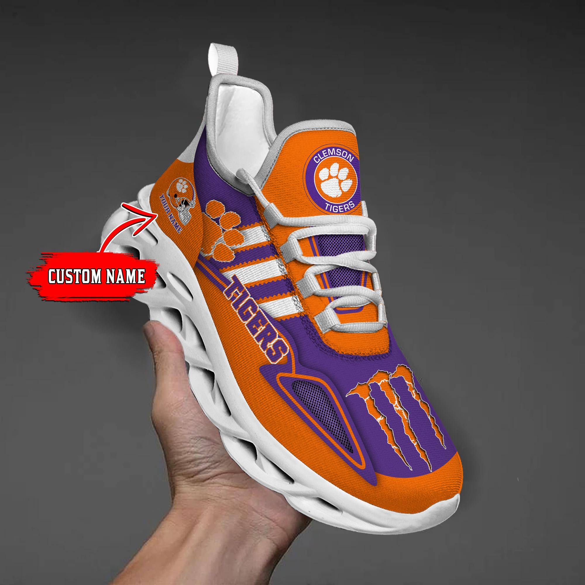 nordmerch clemson tigers max soul shoes sneakers for men and women zfz93