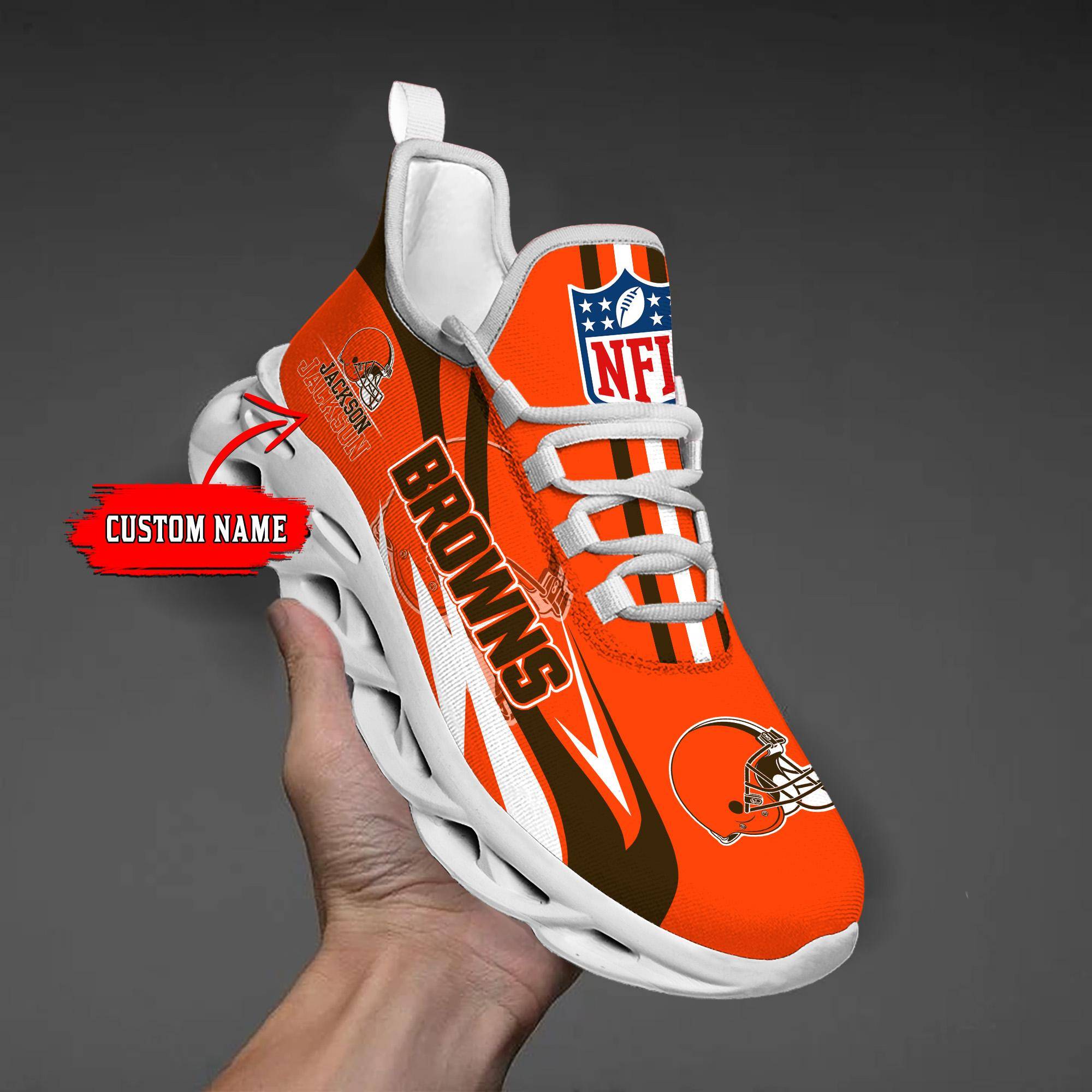 nordmerch cleveland browns max soul shoes sneakers for men and women 1vykk