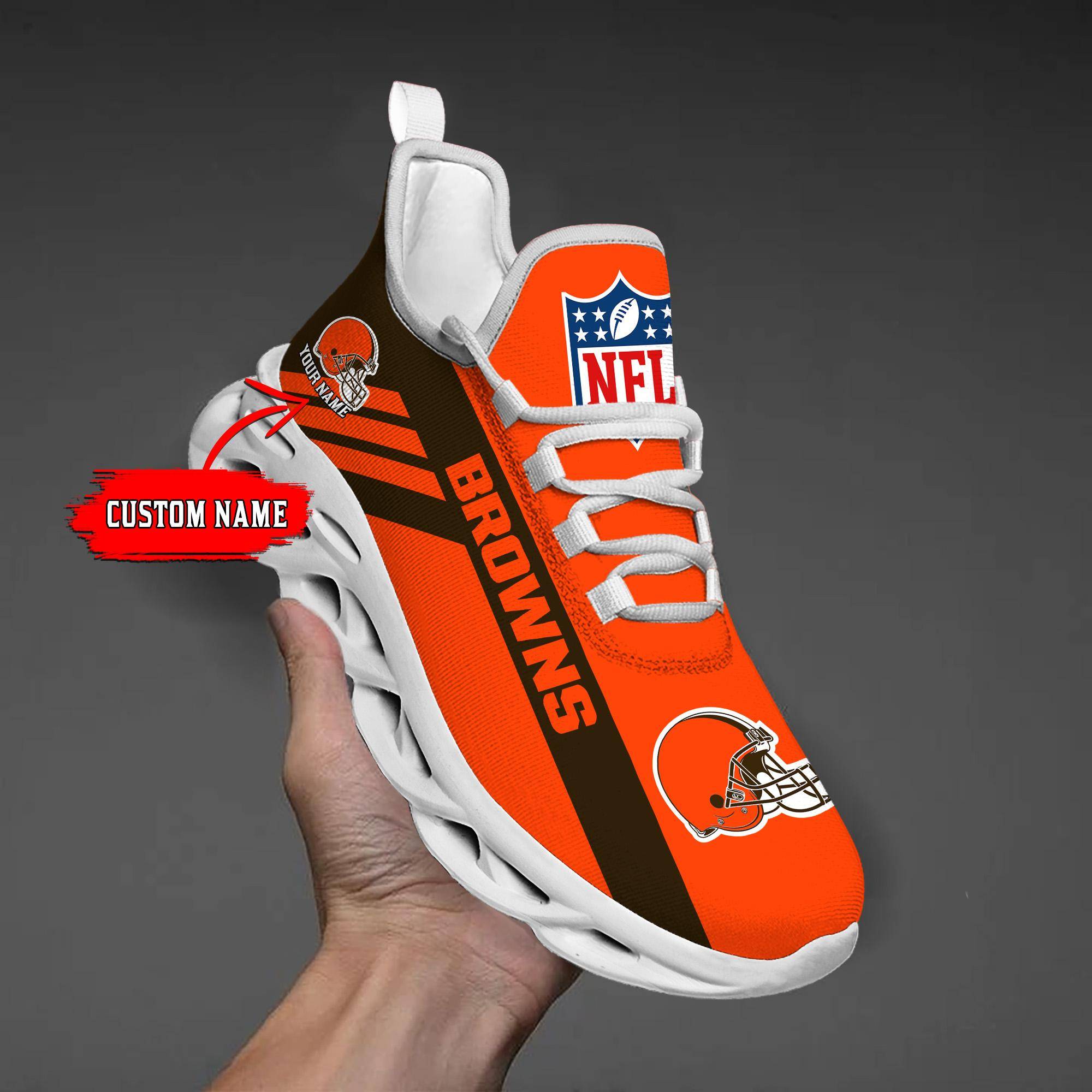 nordmerch cleveland browns max soul shoes sneakers for men and women ltcky