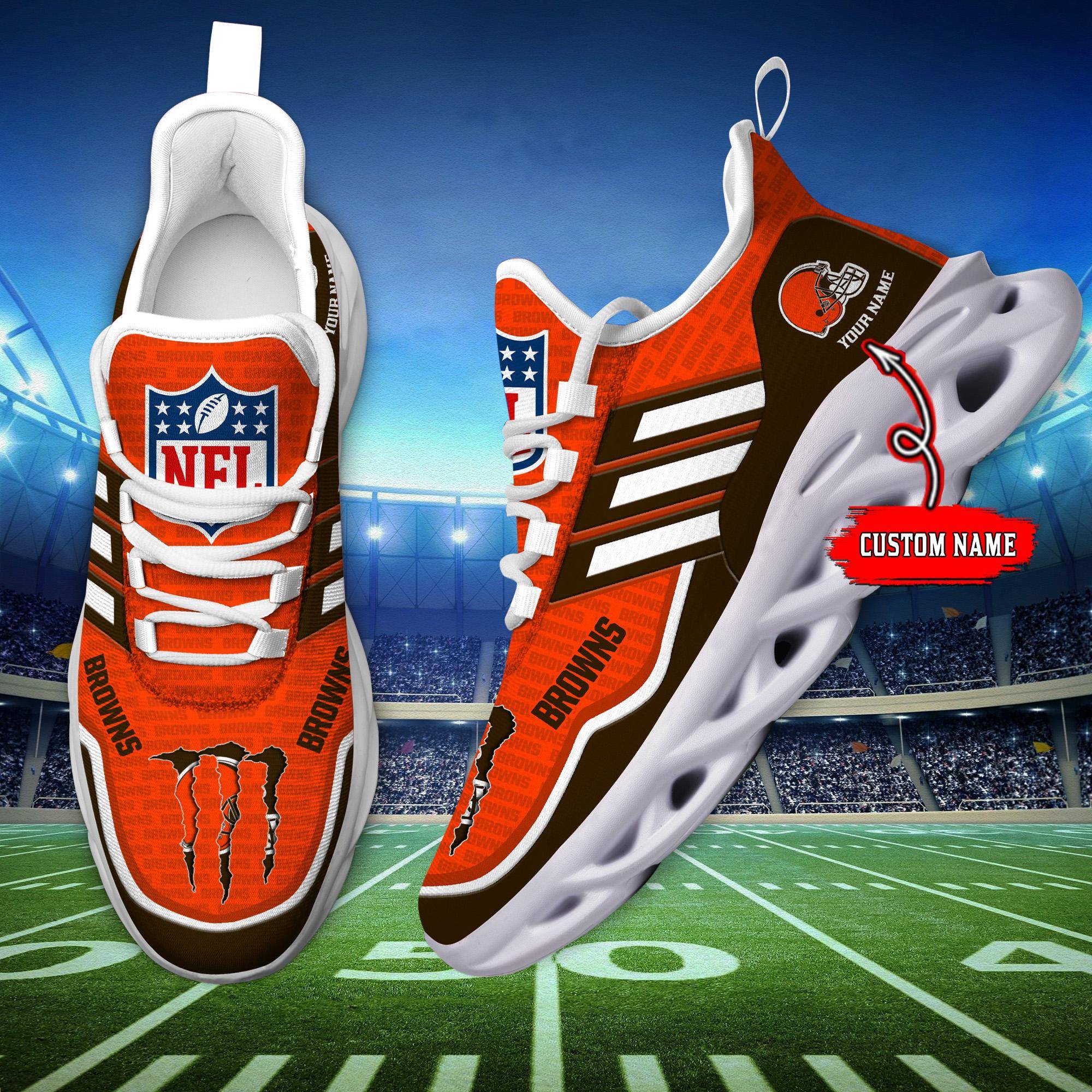 nordmerch cleveland browns max soul shoes sneakers for men and women upmgk