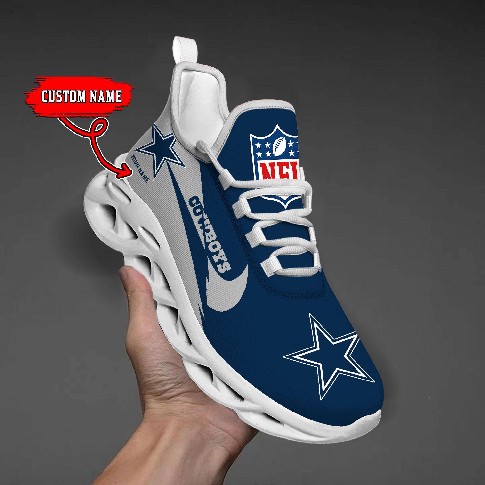 nordmerch dallas cowboys max soul shoes sneakers for men and women 92wbo