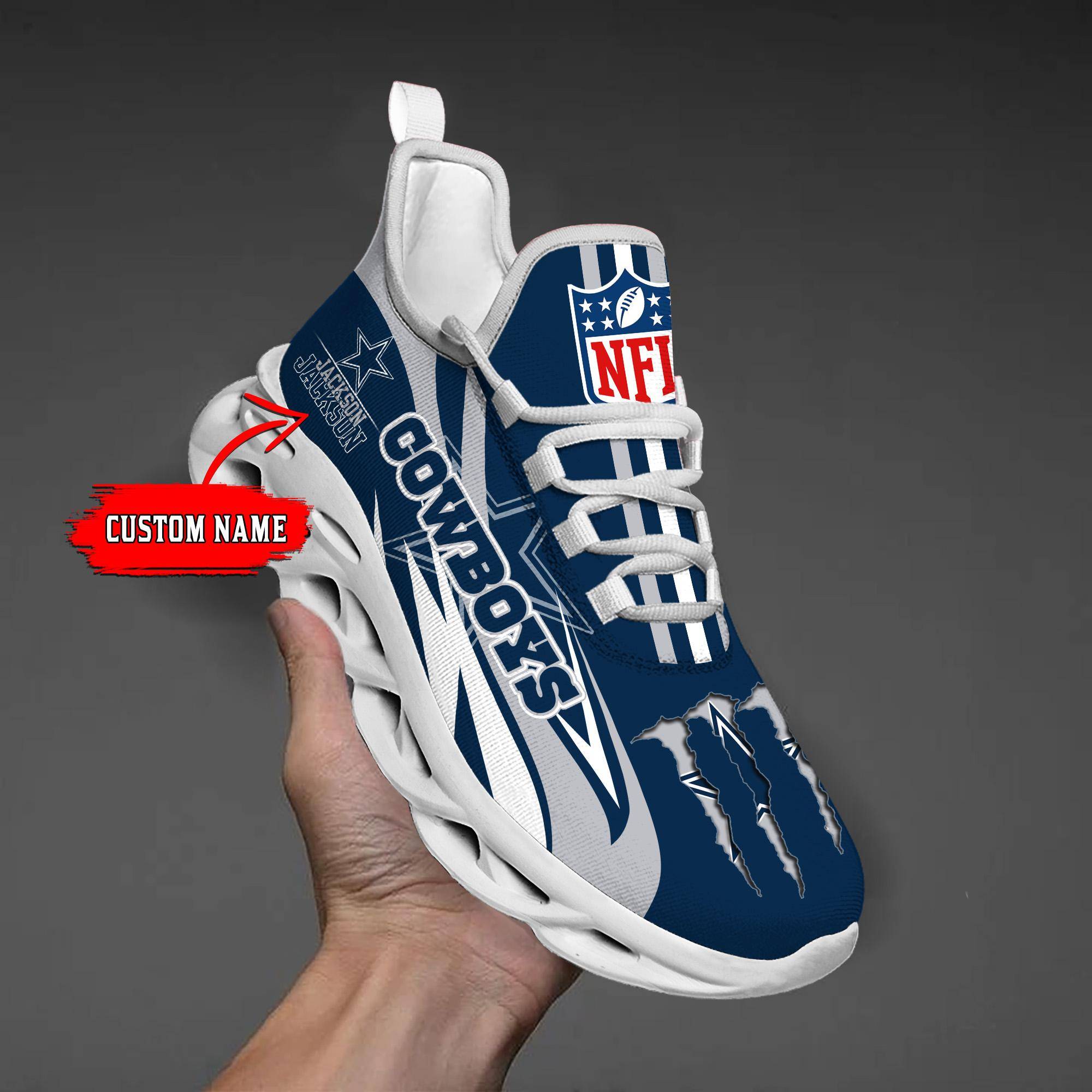 nordmerch dallas cowboys max soul shoes sneakers for men and women fhl6q