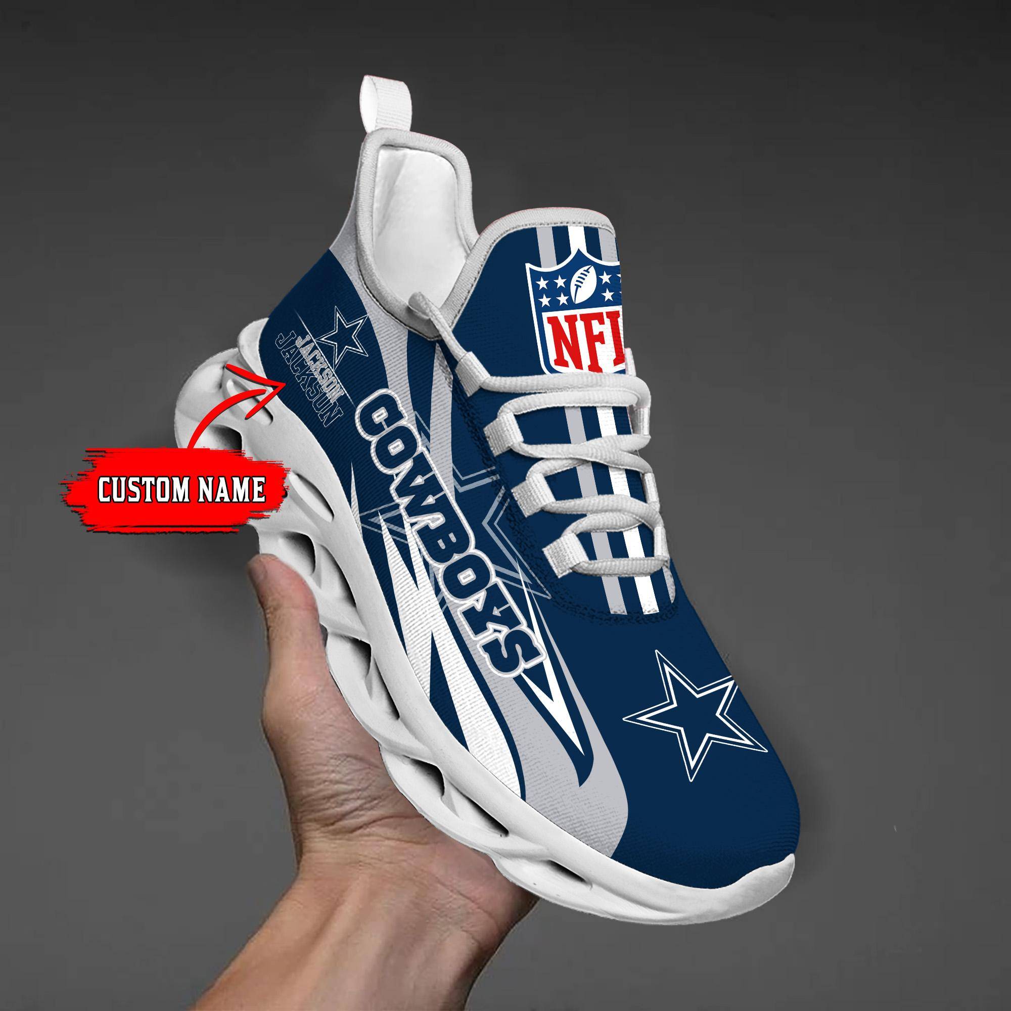 nordmerch dallas cowboys max soul shoes sneakers for men and women g74ow