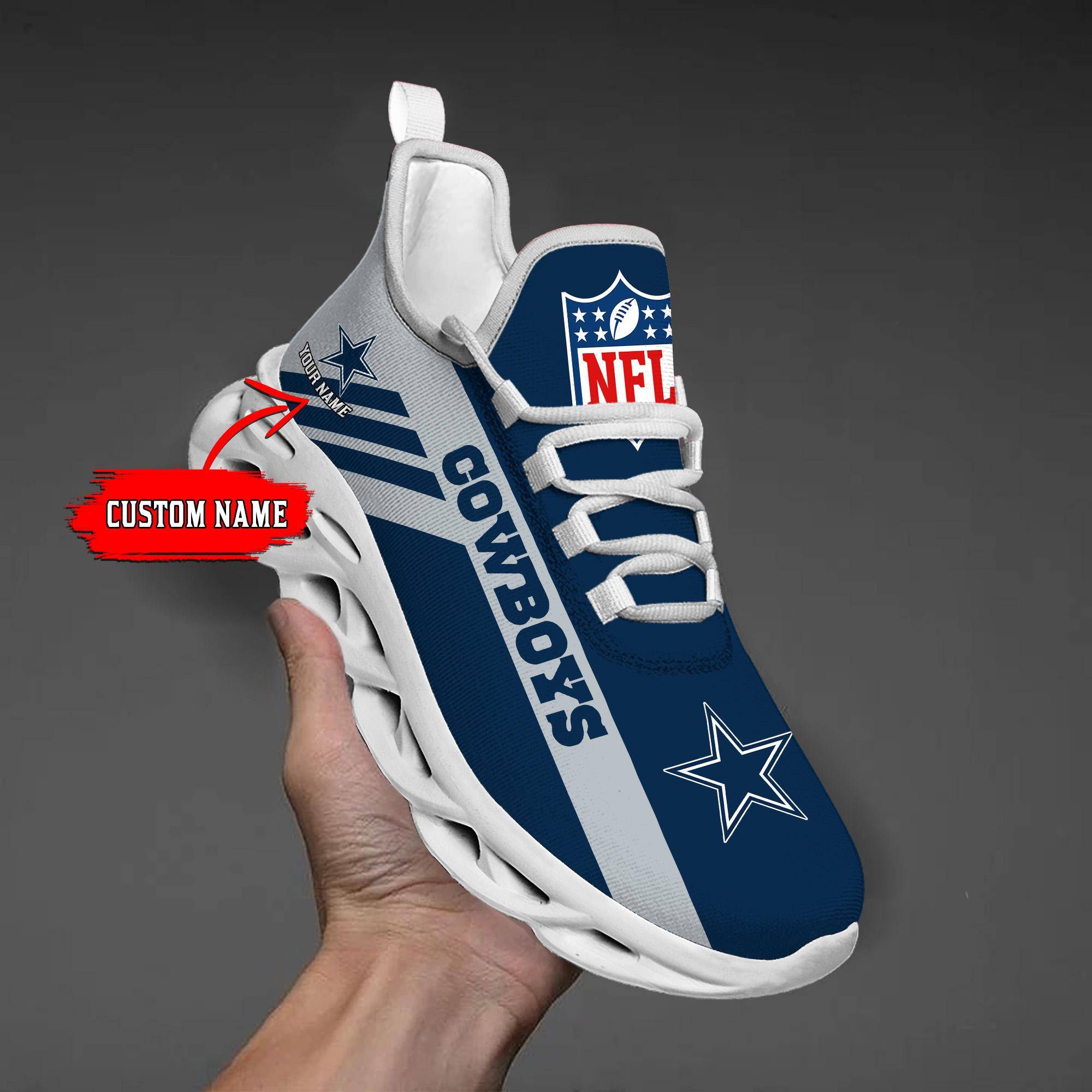 nordmerch dallas cowboys max soul shoes sneakers for men and women hvfjn