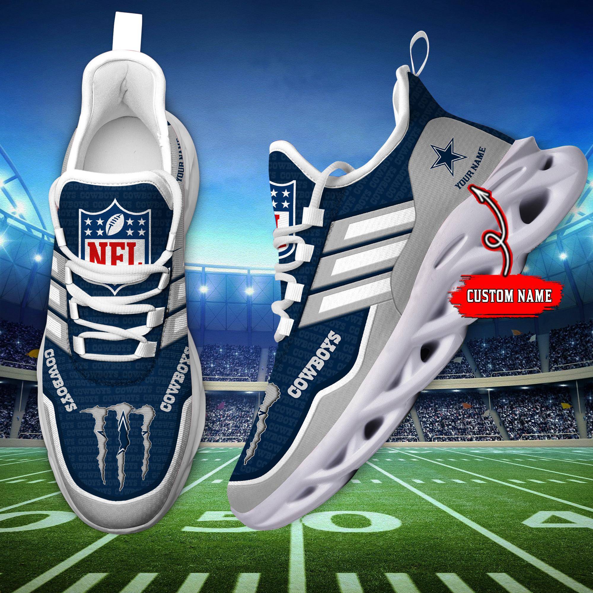 nordmerch dallas cowboys max soul shoes sneakers for men and women iczdv