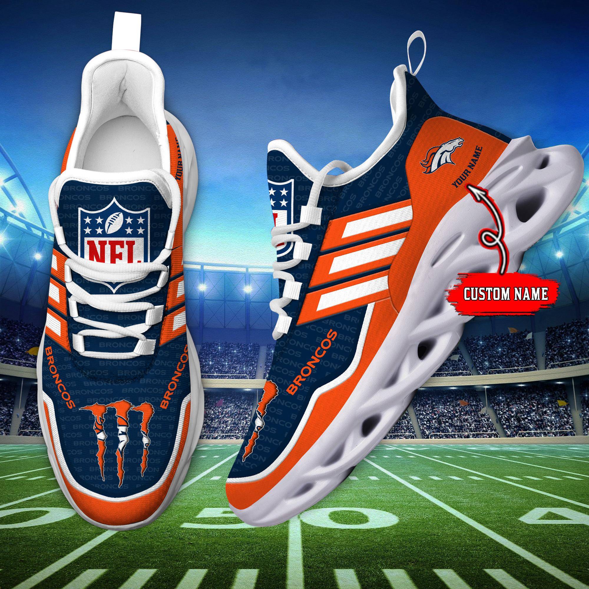 nordmerch denver broncos max soul shoes sneakers for men and women q1cwo