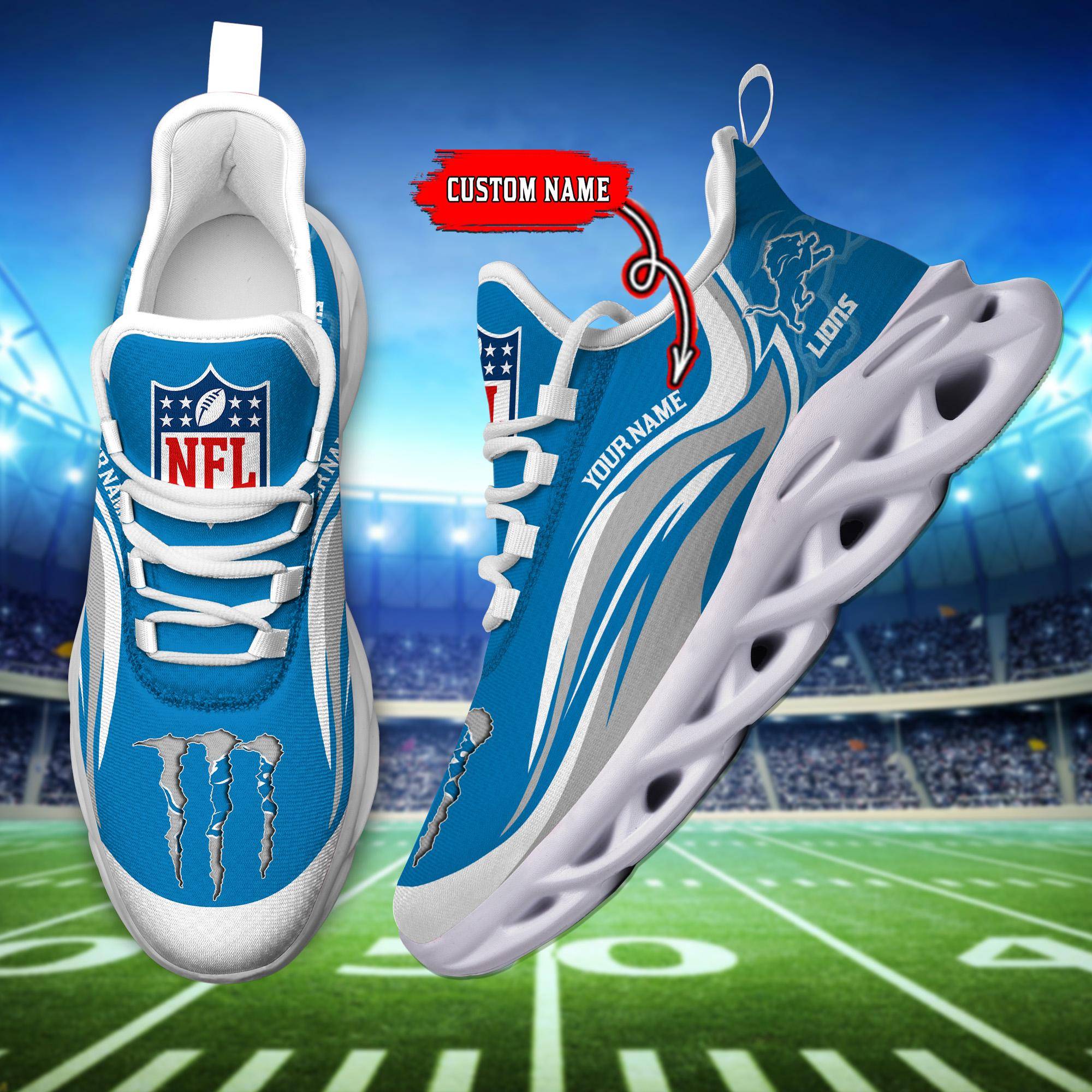 nordmerch detroit lions max soul shoes sneakers for men and women 11zam