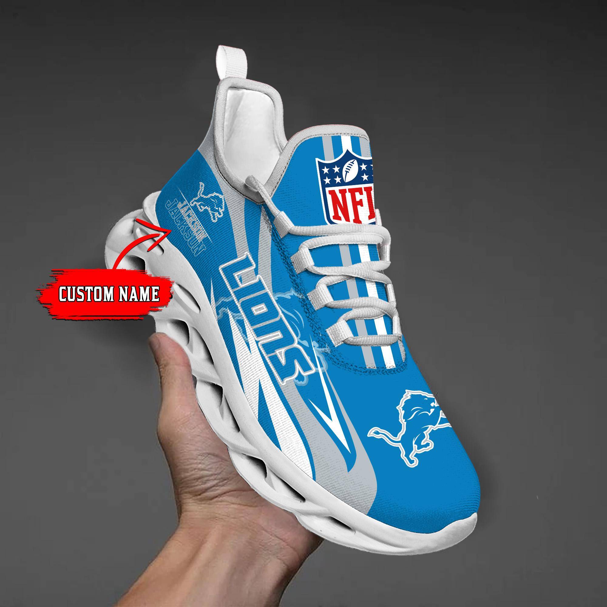 nordmerch detroit lions max soul shoes sneakers for men and women 3wq0q