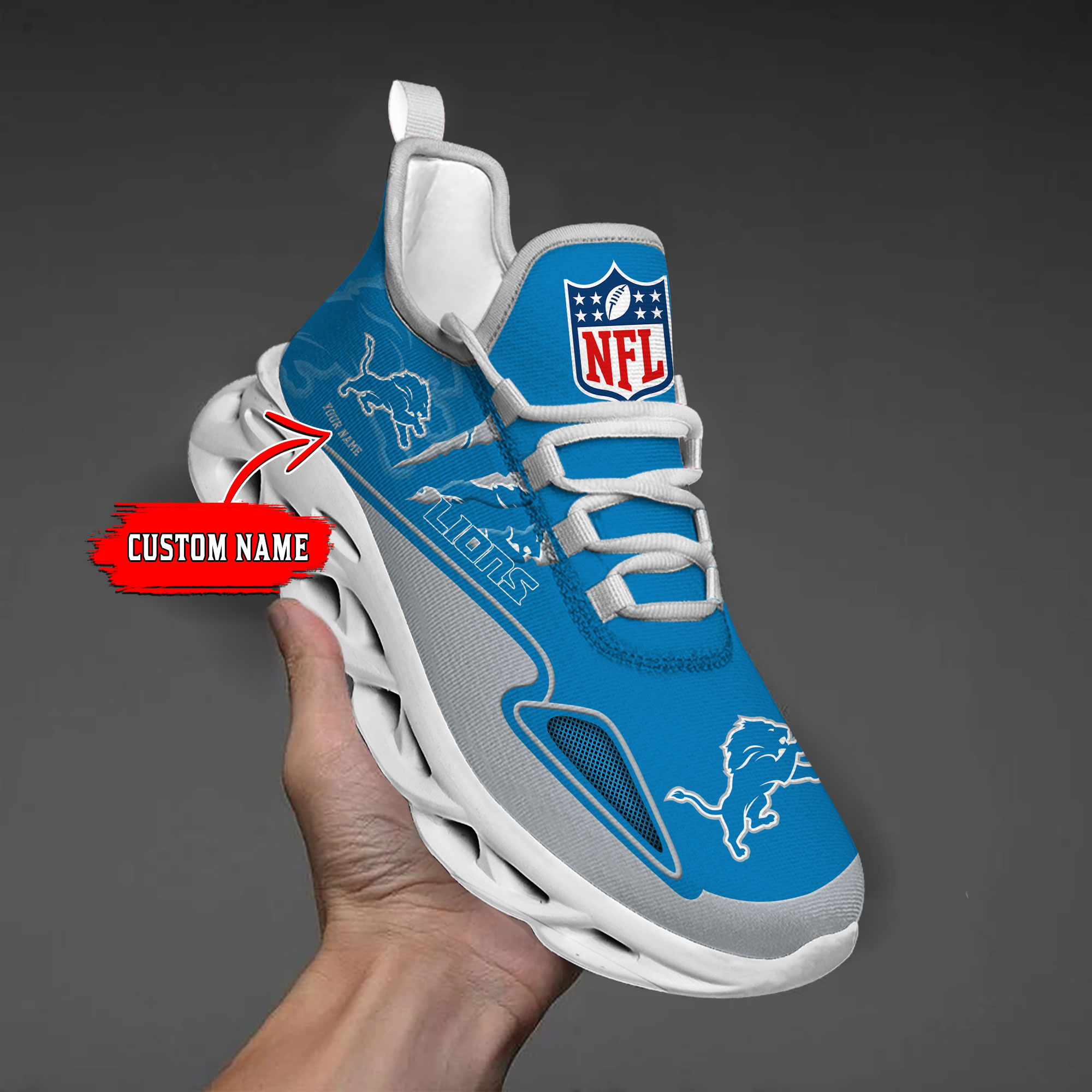 nordmerch detroit lions max soul shoes sneakers for men and women teyn0