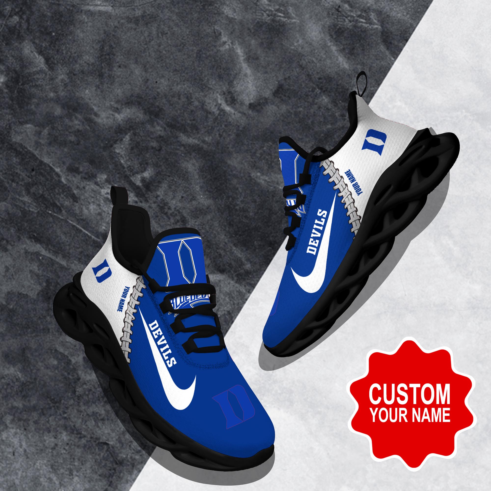 nordmerch duke blue devils max soul shoes sneakers for men and women hqgwo