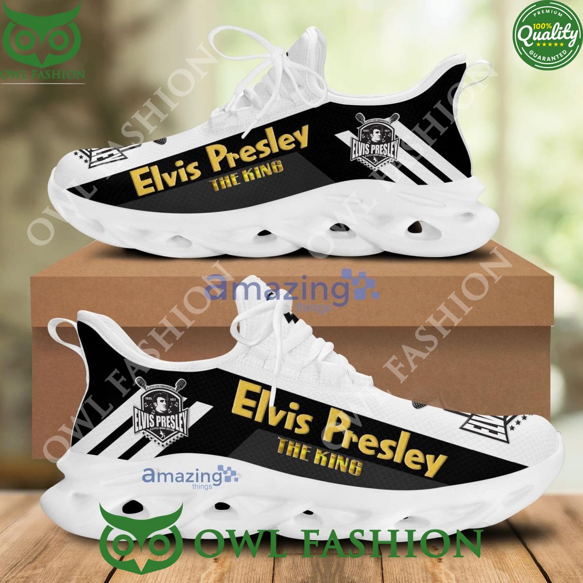 nordmerch elvis presley max soul shoes sneakers for men and women awmn2