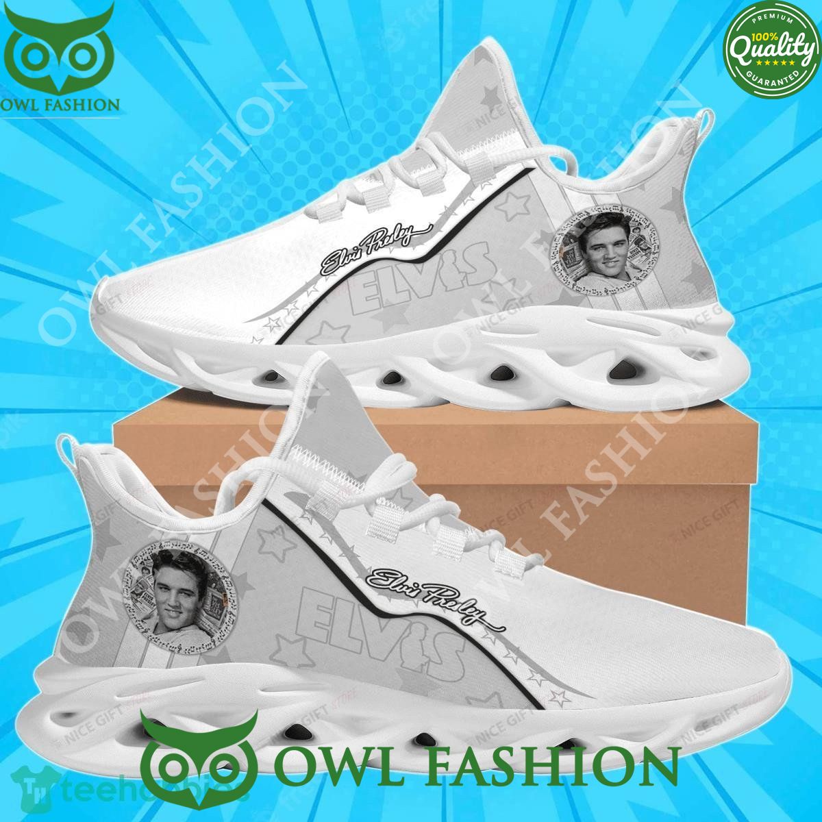 nordmerch elvis presley max soul shoes sneakers for men and women ctrca