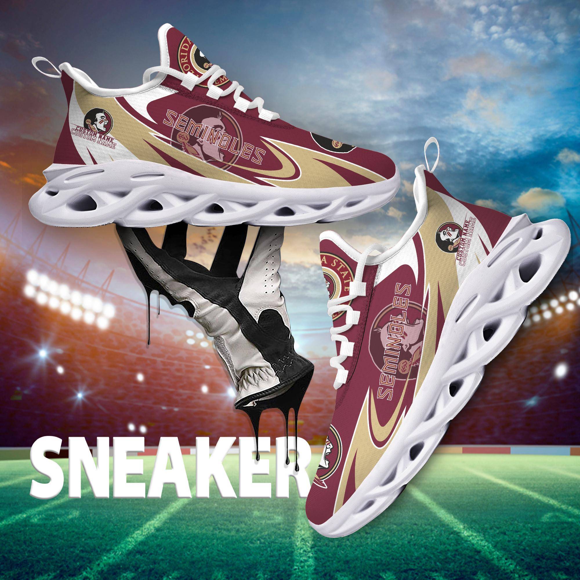 nordmerch florida state seminoles max soul shoes sneakers for men and women b0tm9