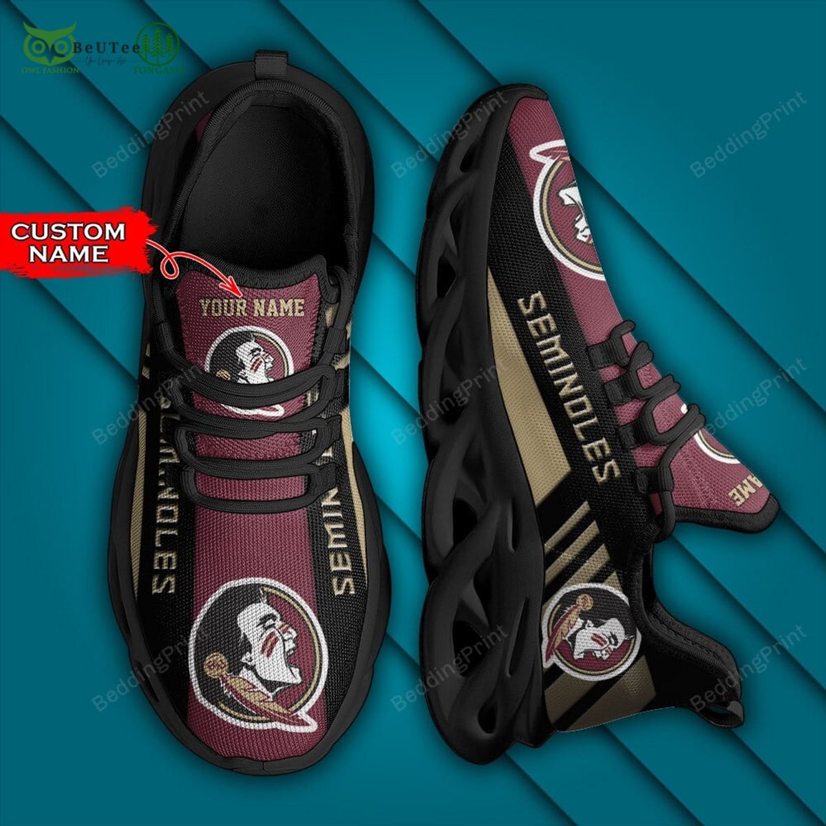 nordmerch florida state seminoles max soul shoes sneakers for men and women vm6zt