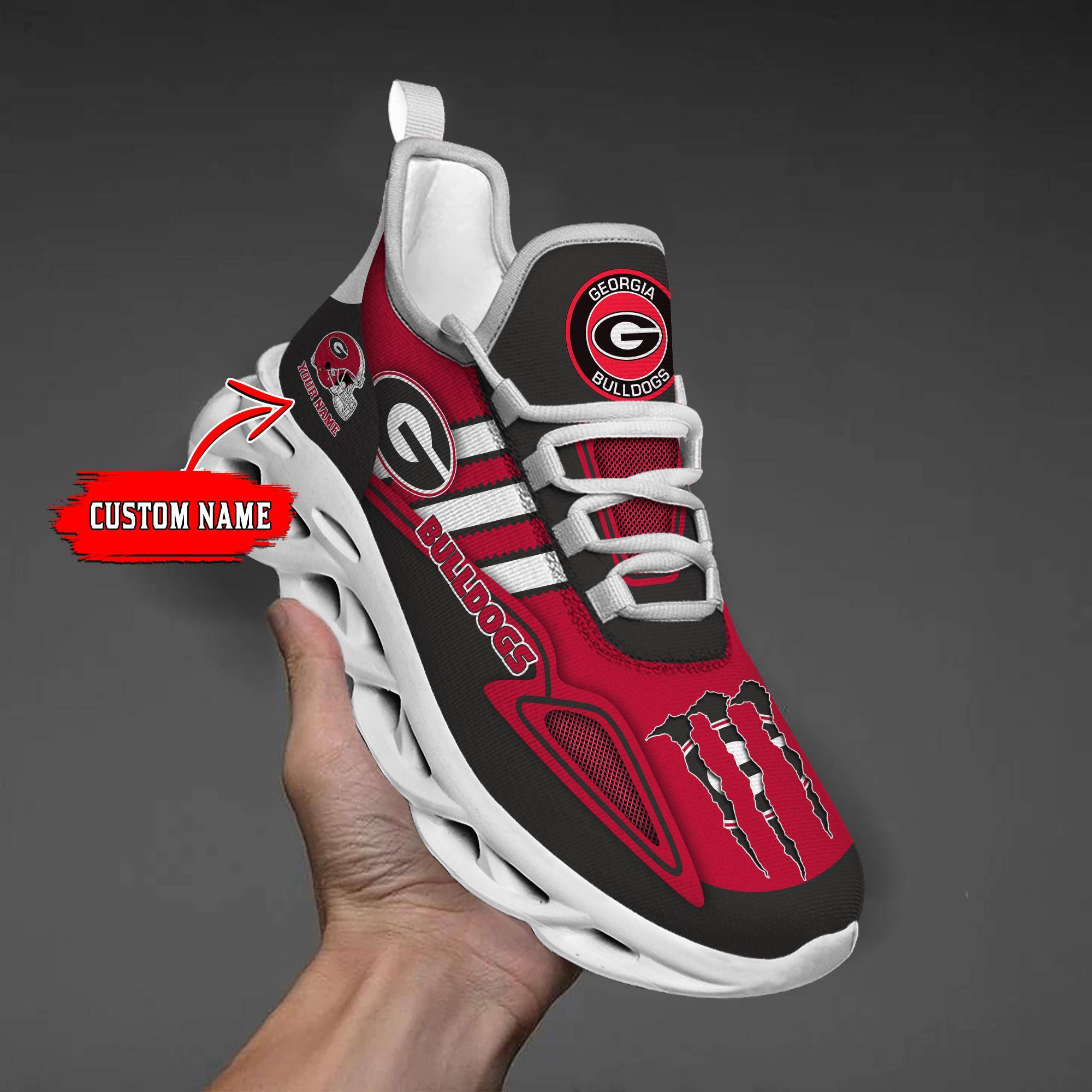 nordmerch georgia bulldogs max soul shoes sneakers for men and women 5l4gc