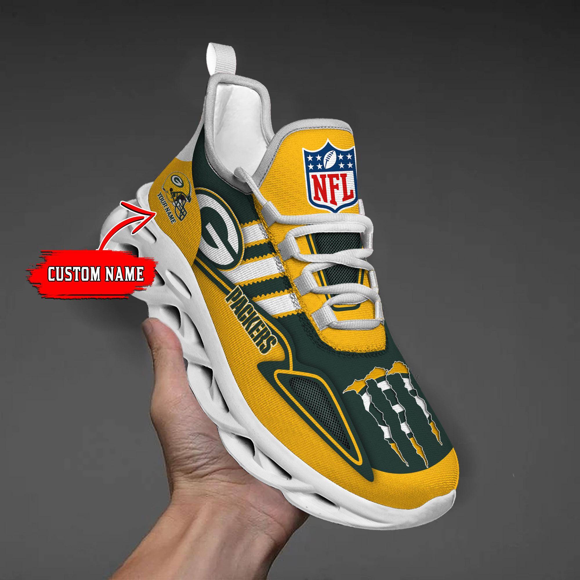 nordmerch green bay packers max soul shoes sneakers for men and women 1e1mr