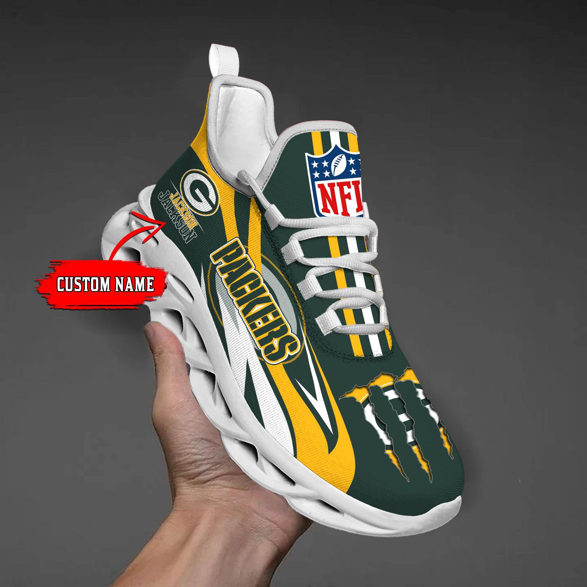 nordmerch green bay packers max soul shoes sneakers for men and women 2o6kq