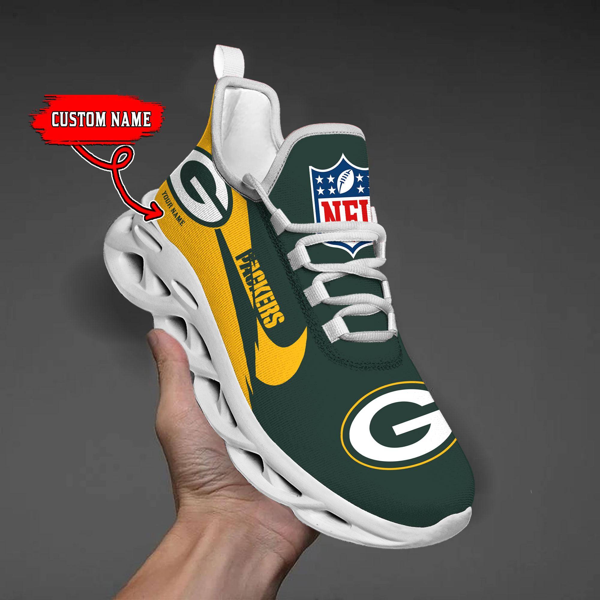 nordmerch green bay packers max soul shoes sneakers for men and women 2yyio