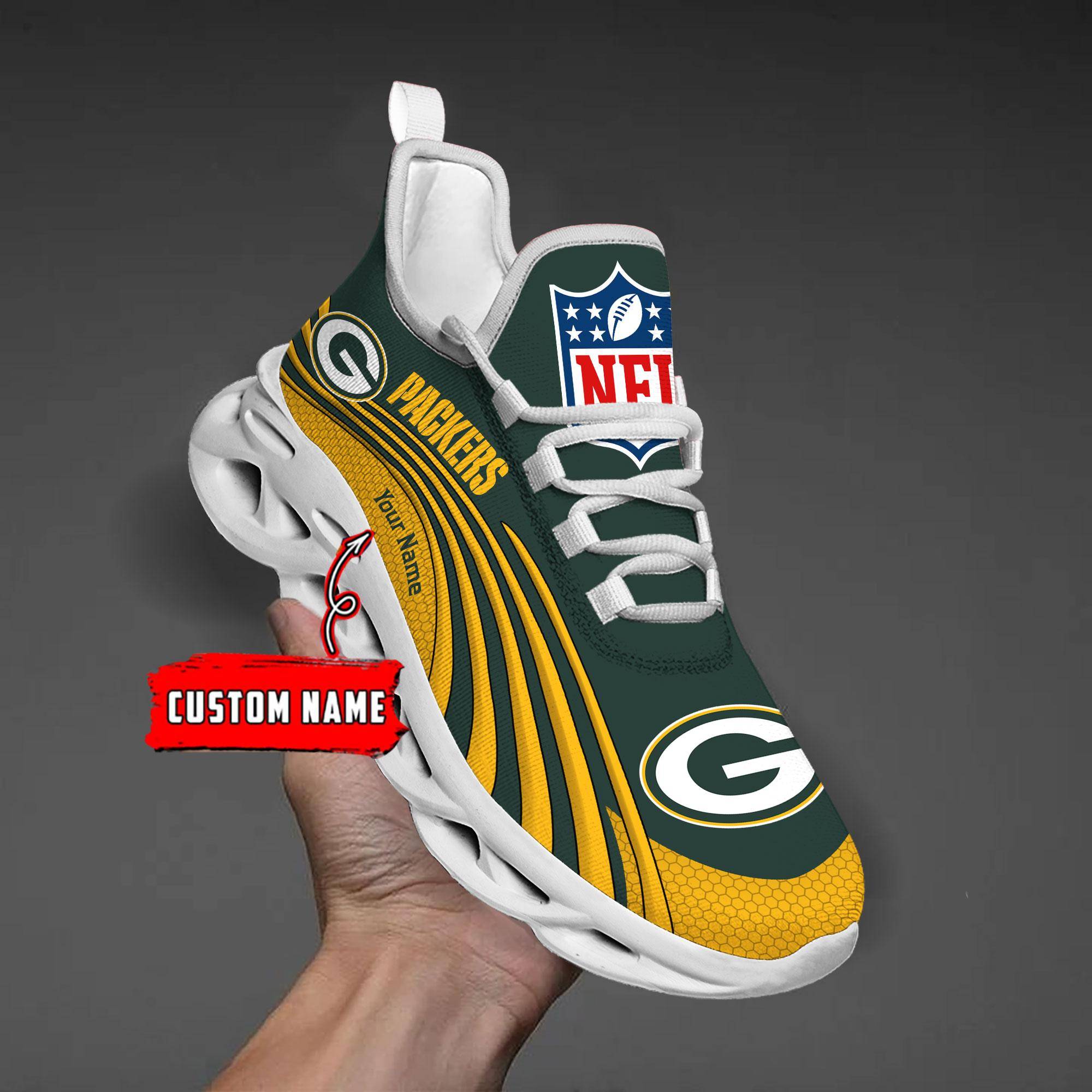 nordmerch green bay packers max soul shoes sneakers for men and women ftvcp