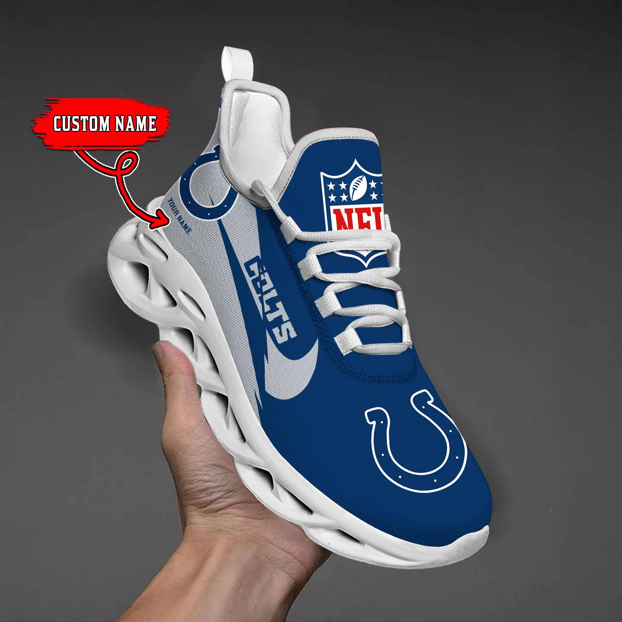 nordmerch indianapolis colts max soul shoes sneakers for men and women y9mv3