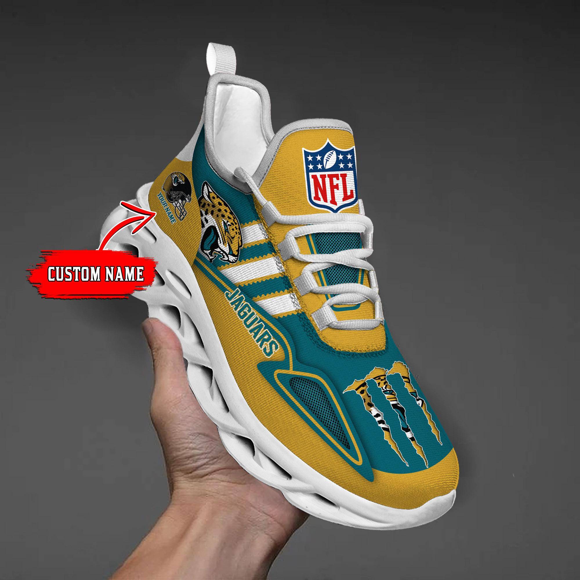 nordmerch jacksonville jaguars max soul shoes sneakers for men and women 4nvsk