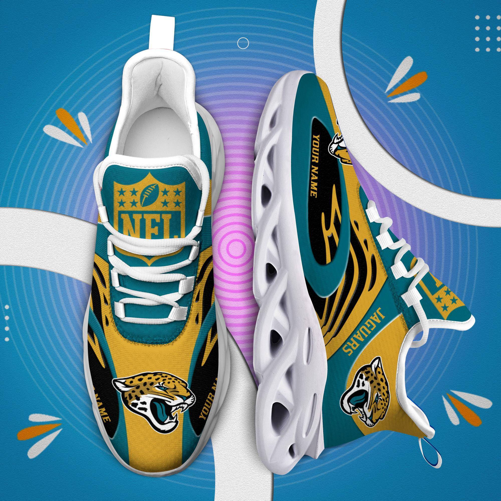 nordmerch jacksonville jaguars max soul shoes sneakers for men and women olvtc