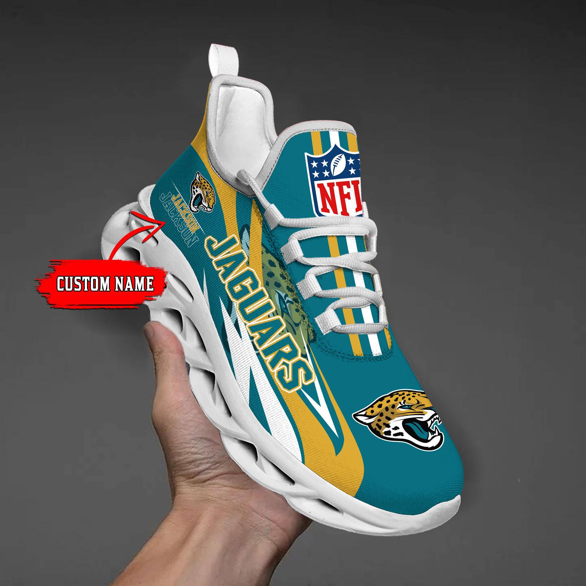 nordmerch jacksonville jaguars max soul shoes sneakers for men and women pepvq