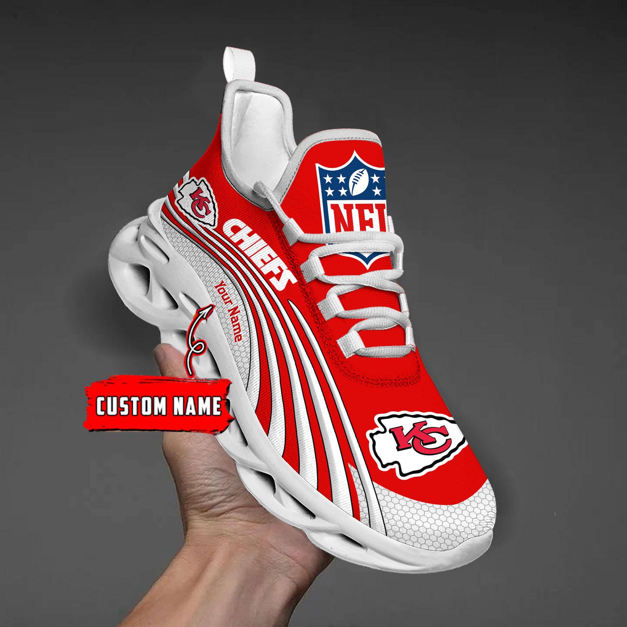 nordmerch kansas city chiefs max soul shoes sneakers for men and women hx3fx