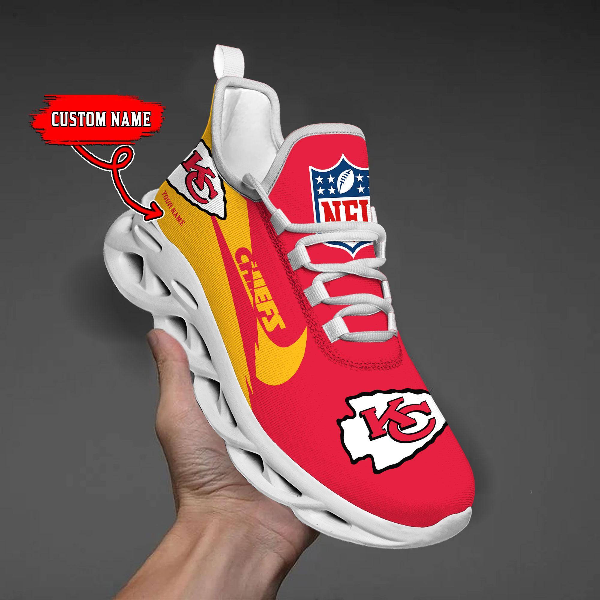 nordmerch kansas city chiefs max soul shoes sneakers for men and women jfvao