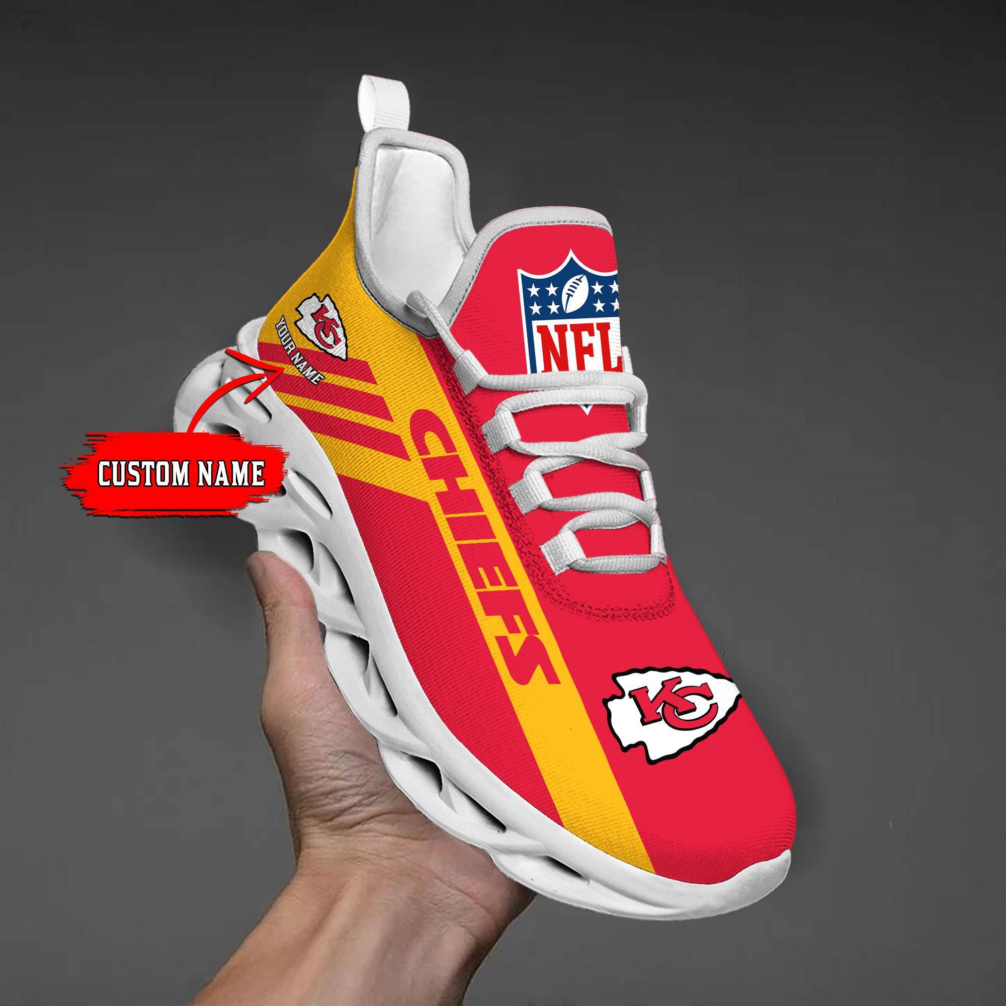 nordmerch kansas city chiefs max soul shoes sneakers for men and women r2mjt