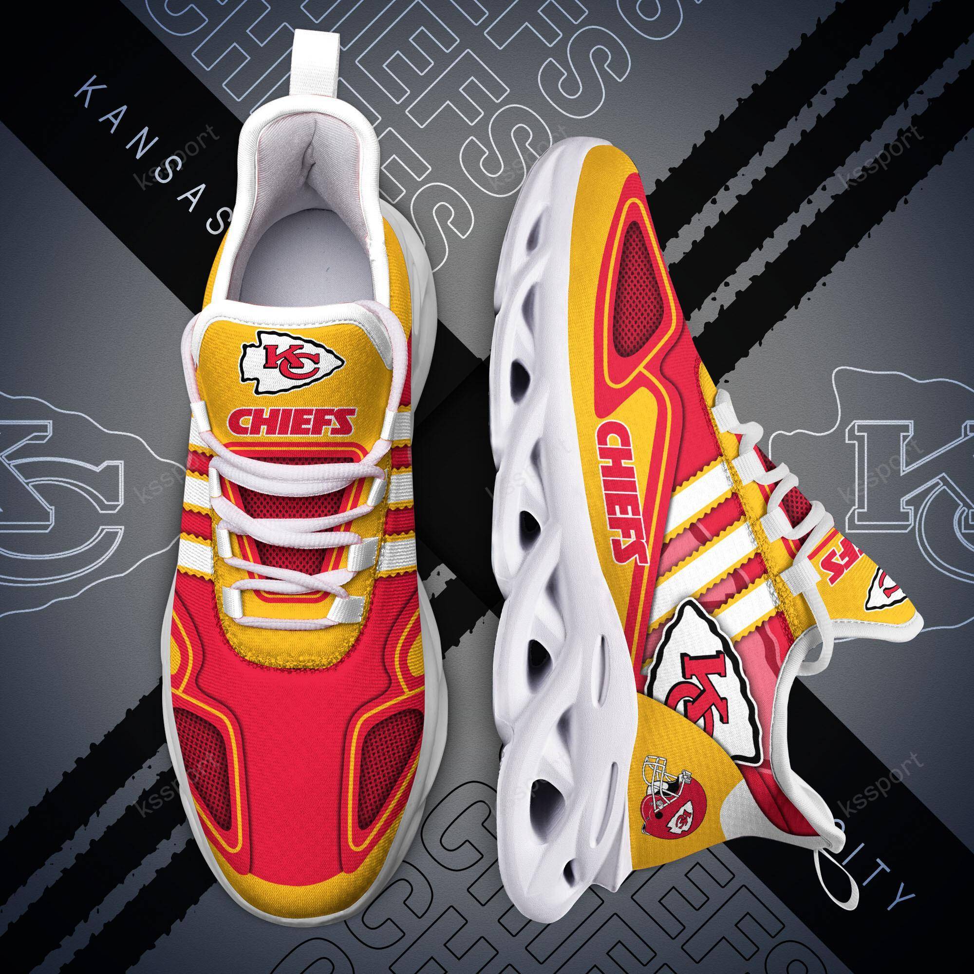 nordmerch kansas city chiefs max soul shoes sneakers for men and women ynpjw