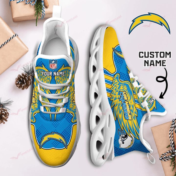 nordmerch los angeles chargers nfl max soul shoes sneakers for men and women c2uug