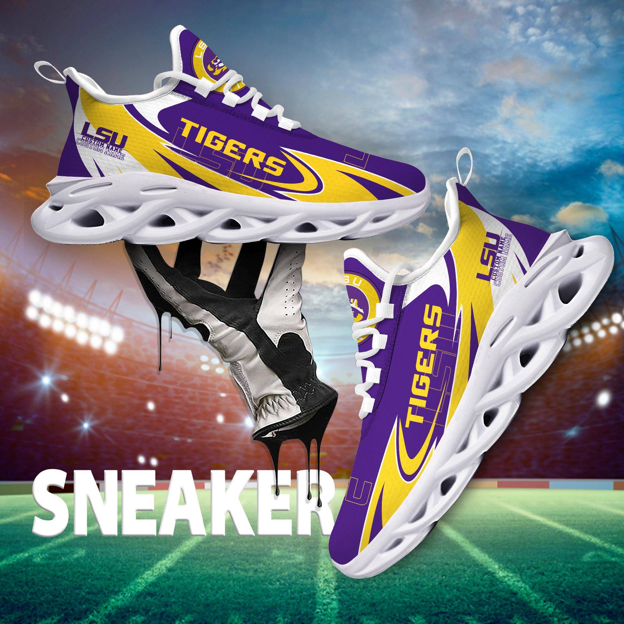 nordmerch lsu tigers max soul shoes sneakers for men and women egxc3