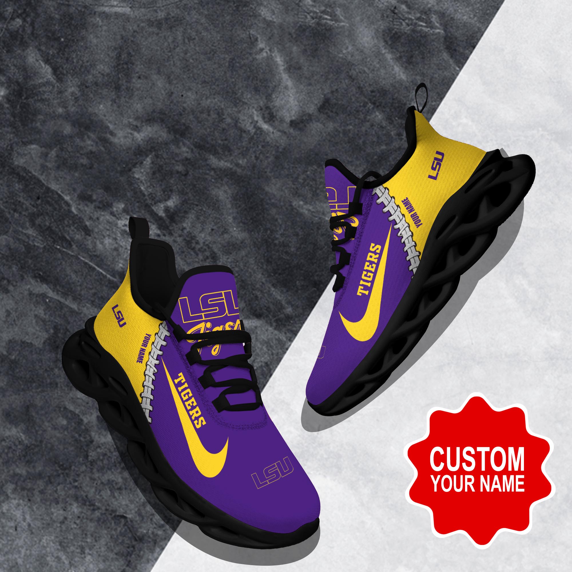 nordmerch lsu tigers max soul shoes sneakers for men and women uroie