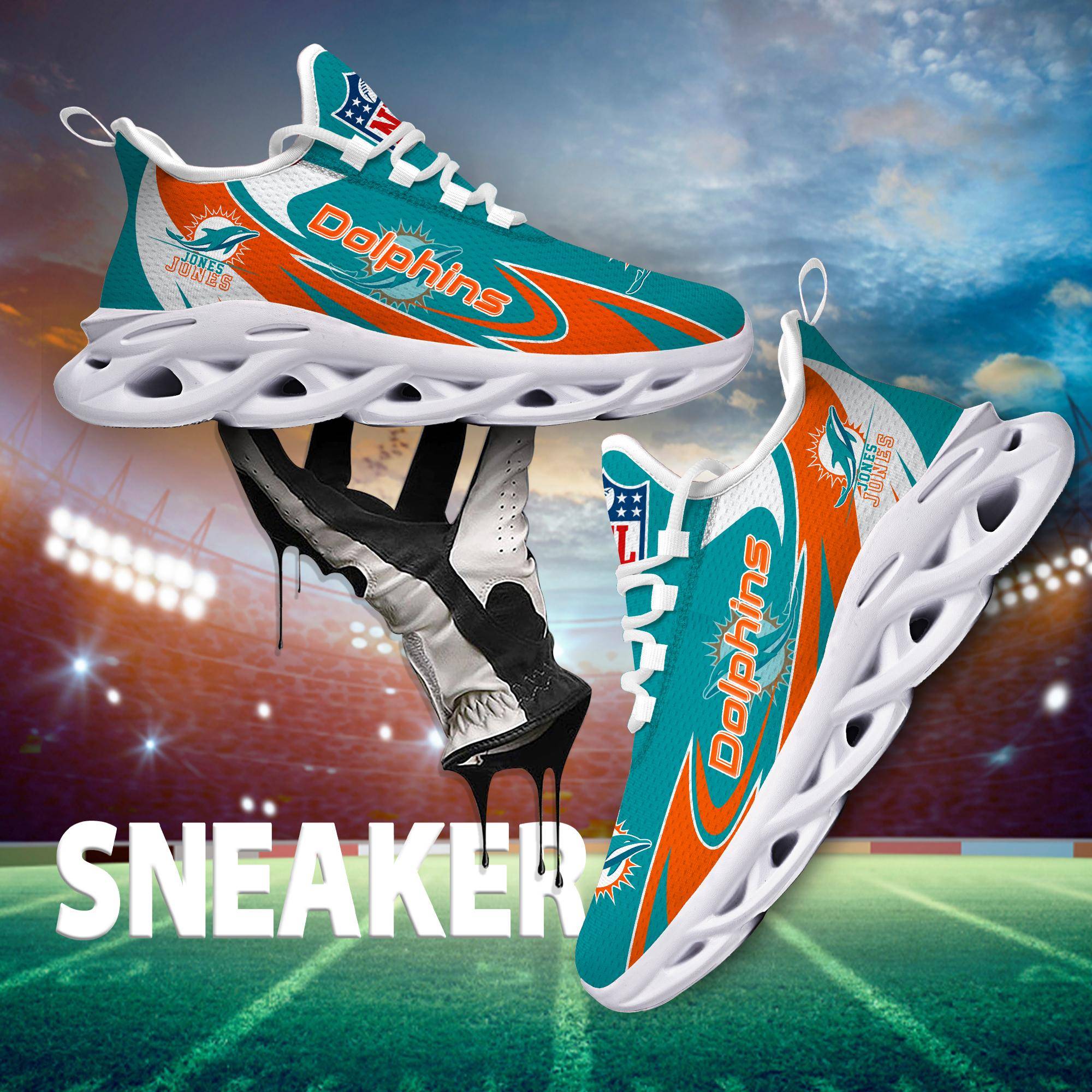 nordmerch miami dolphins max soul shoes sneakers for men and women gxogl