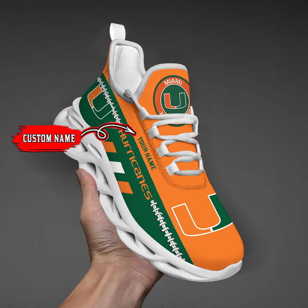 nordmerch miami hurricanes max soul shoes sneakers for men and women twxid