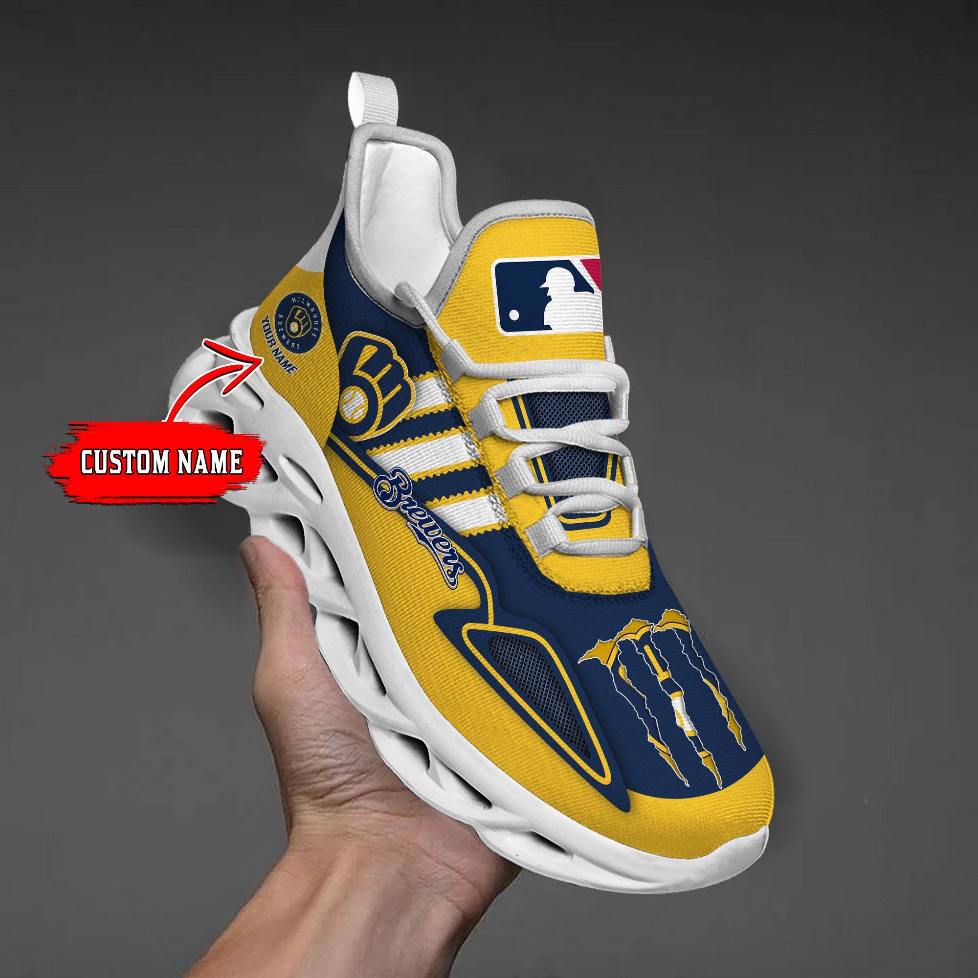 nordmerch milwaukee brewers max soul shoes sneakers for men and women a4cpn