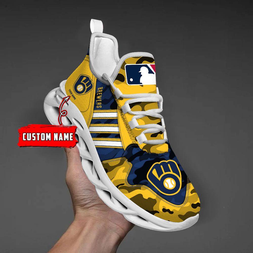 nordmerch milwaukee brewers max soul shoes sneakers for men and women s7yqu