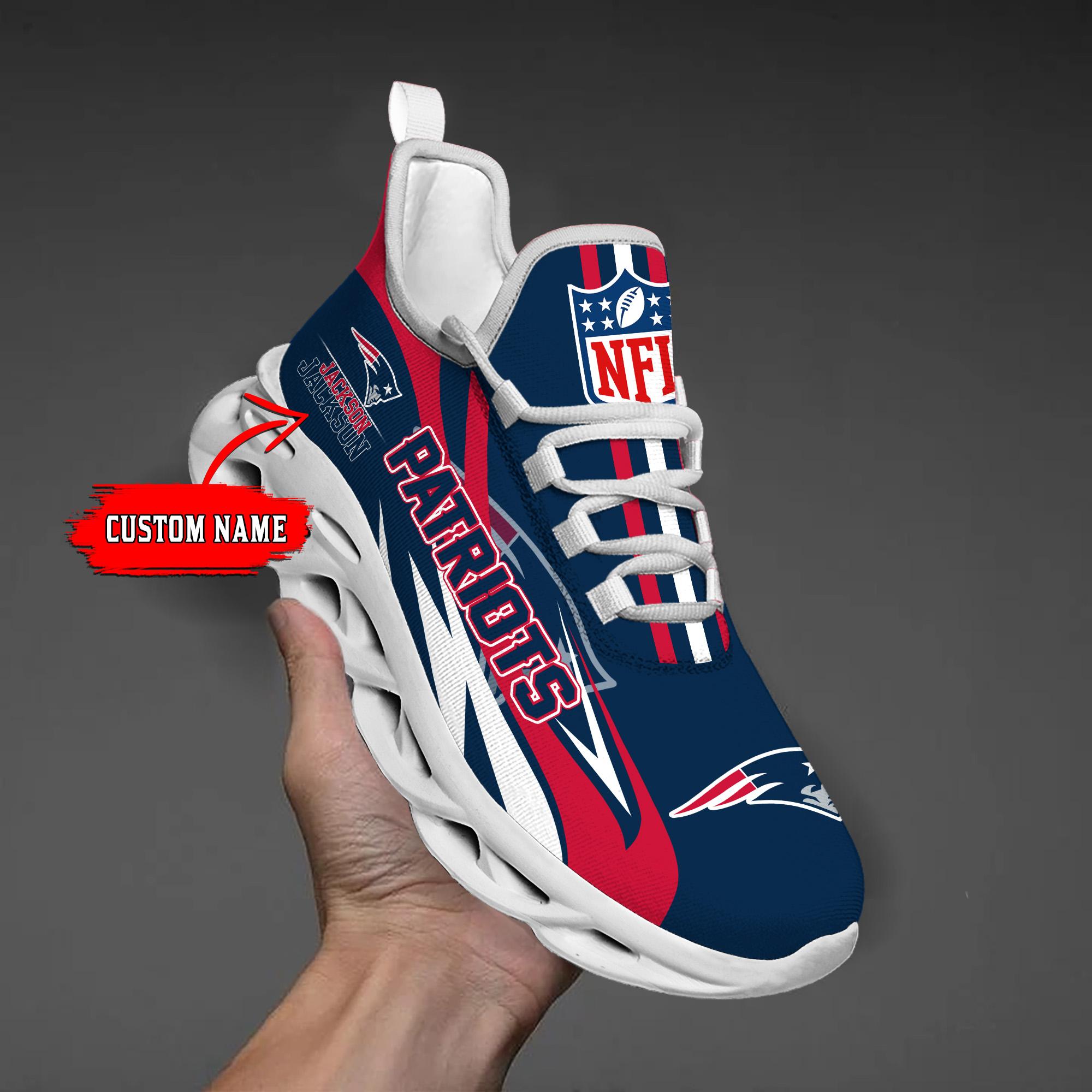 nordmerch new england patriots max soul shoes sneakers for men and women 6qrmx