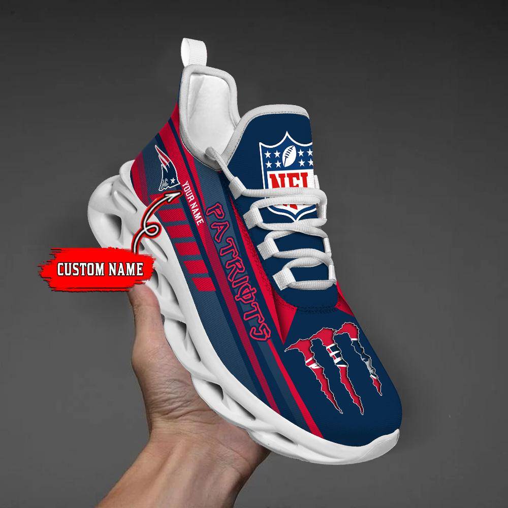 nordmerch new england patriots max soul shoes sneakers for men and women 6zjlw