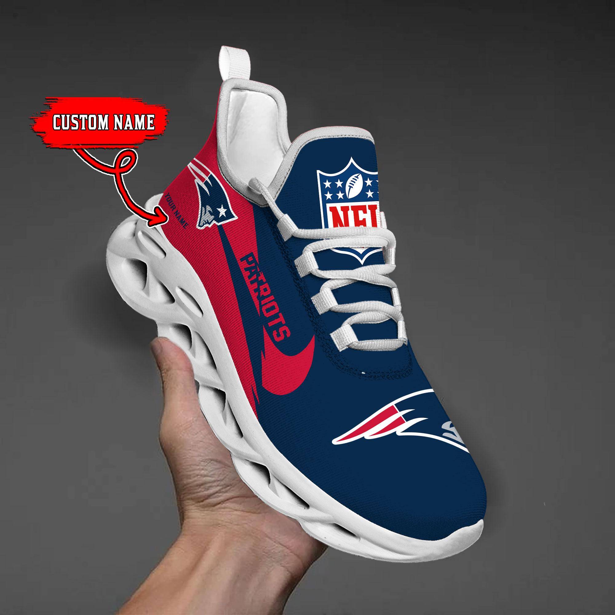 nordmerch new england patriots max soul shoes sneakers for men and women zjujr