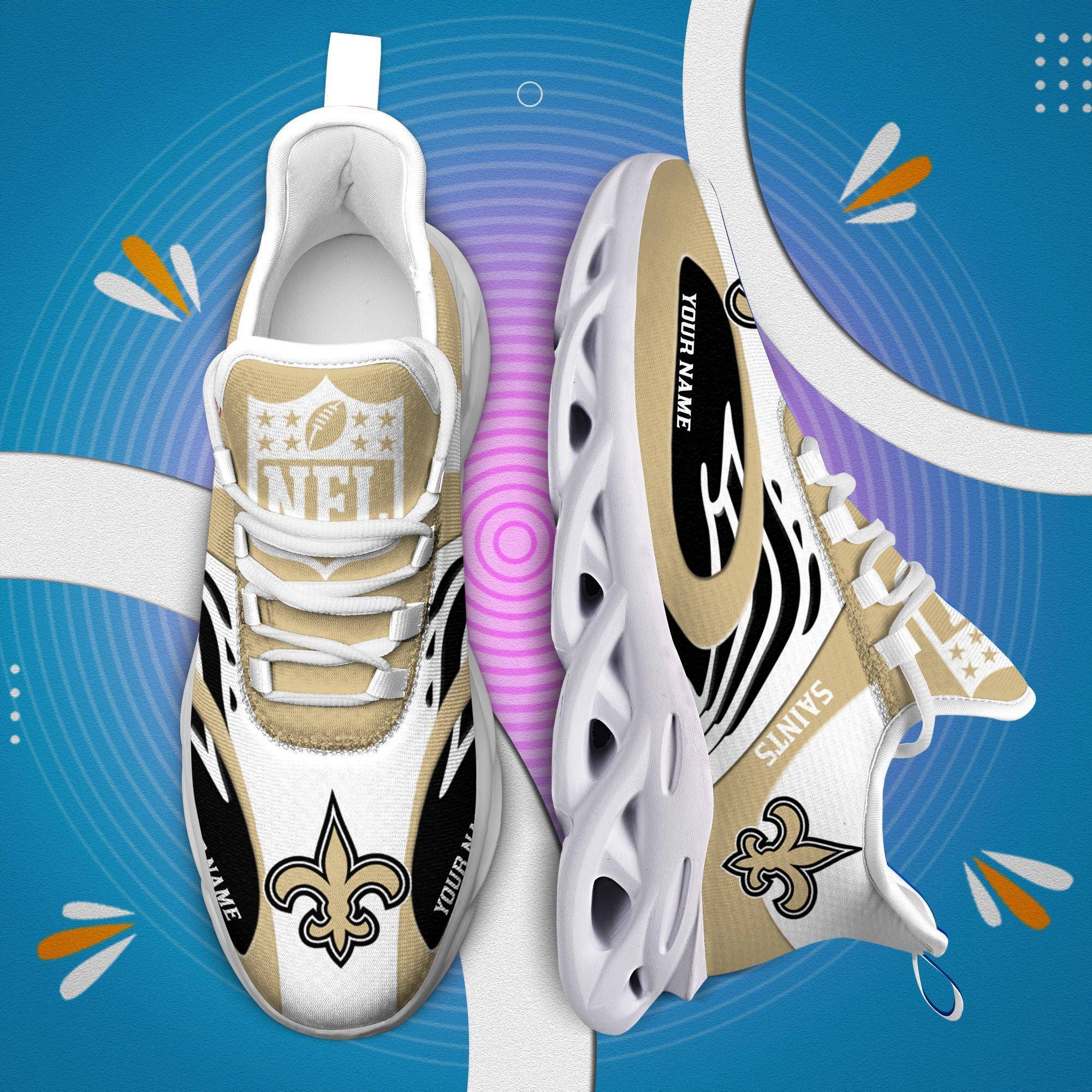 nordmerch new orleans saints max soul shoes sneakers for men and women cfz5i